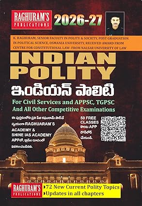 RAGHURAM SIR INDIAN POLITY TELUGU MEDIUM 2026-27